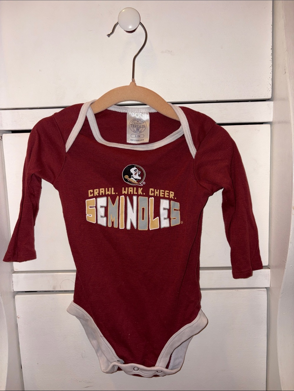 Rivalry Threads Maroon Seminoles Infant One-Piece Bodysuit